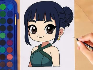 Coloring Book: Zoey Kpop Demon Hunters