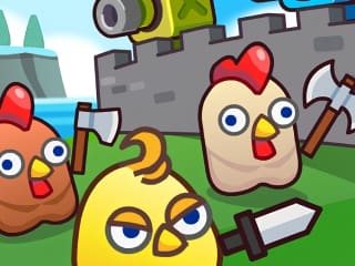 Merge Cannon: Chicken Defense