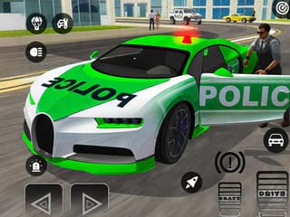 Police Chase Real Cop Driver